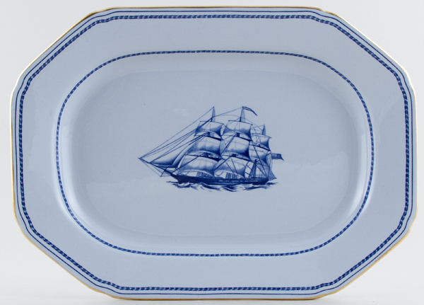 Meat Dish or Platter Ship Pepperell c1970s